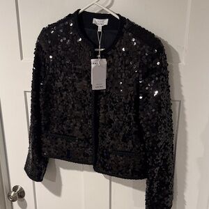 NWT & Other Stories Sequin Black Jacket